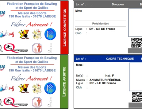 Licences cadre technique – arbitre